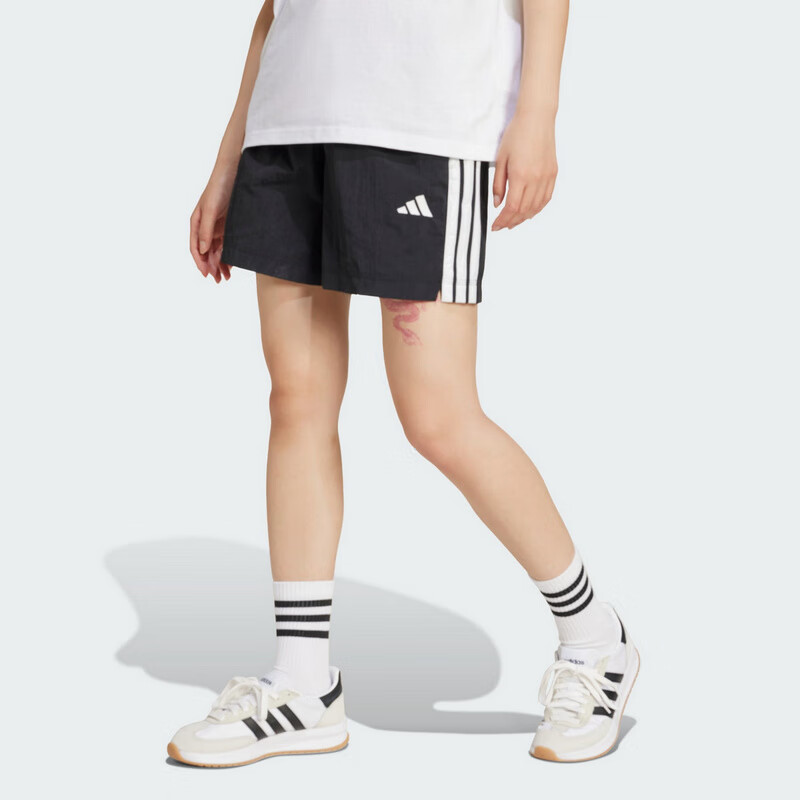 Adidas Women's Sportswear Series, W 3S WV SHO Shorts, JE1309, Black, Size L 1
