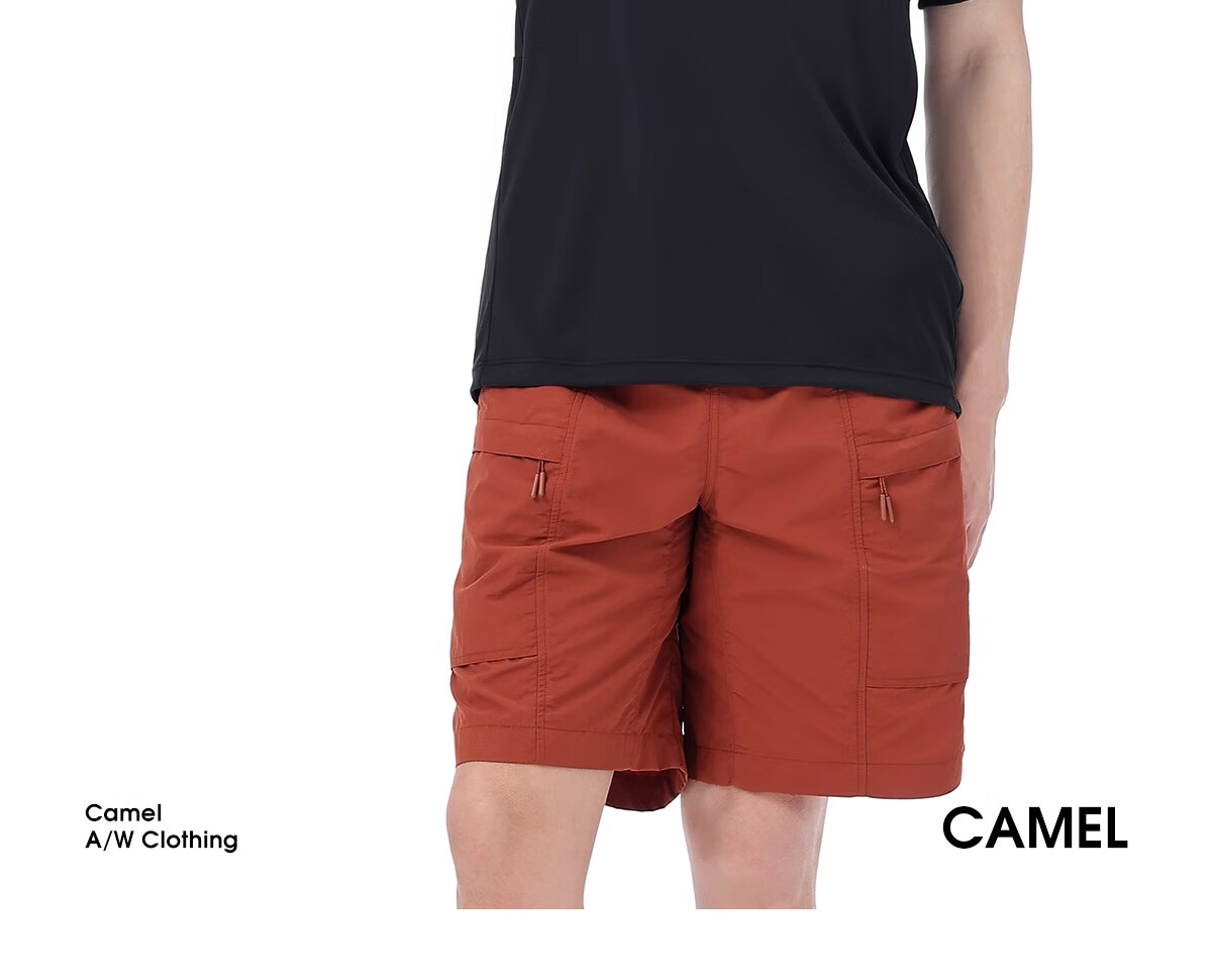 CAMEL Men's T-Shirt, Versatile Round Neck Short Sleeve, Quick-Dry Breathable Solid Color Top Undershirt Half Sleeve for Women, 1060 S 2