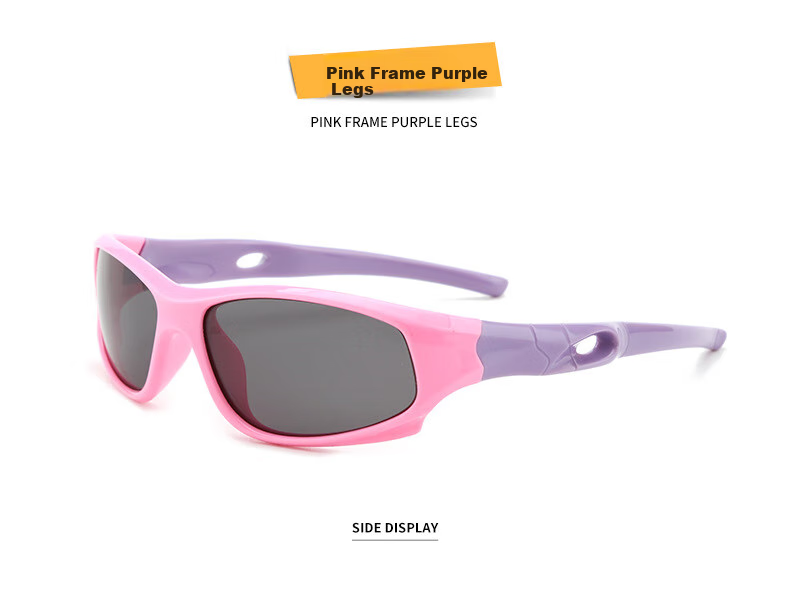 DRATRA Children's Polarized Sunglasses, Sunglasses for Boys And Girls, Baby Silicone Cycling Sun Protection Glasses, Outdoor Sports Eyewear 11