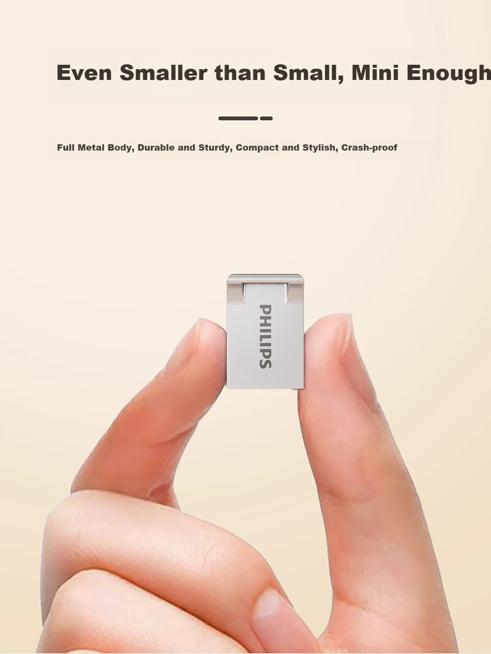 PHILIPS 128GB Type-C USB3.2 Dual Interface Phone Flash Drive, 61UT-F High-Speed Dual-Purpose Double-Headed Flash Drive, Compatible with Android, Apple, And Laptop Computers 4