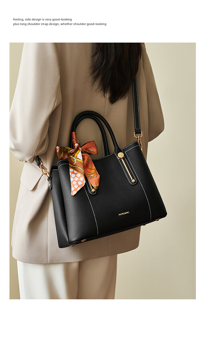 Aokang Women's Handbag, 2026 New Trendy Cowhide Tote Bag, Luxury Crossbody Shoulder Bag, Birthday And Mother's Day Gift for Mom And Wife 6