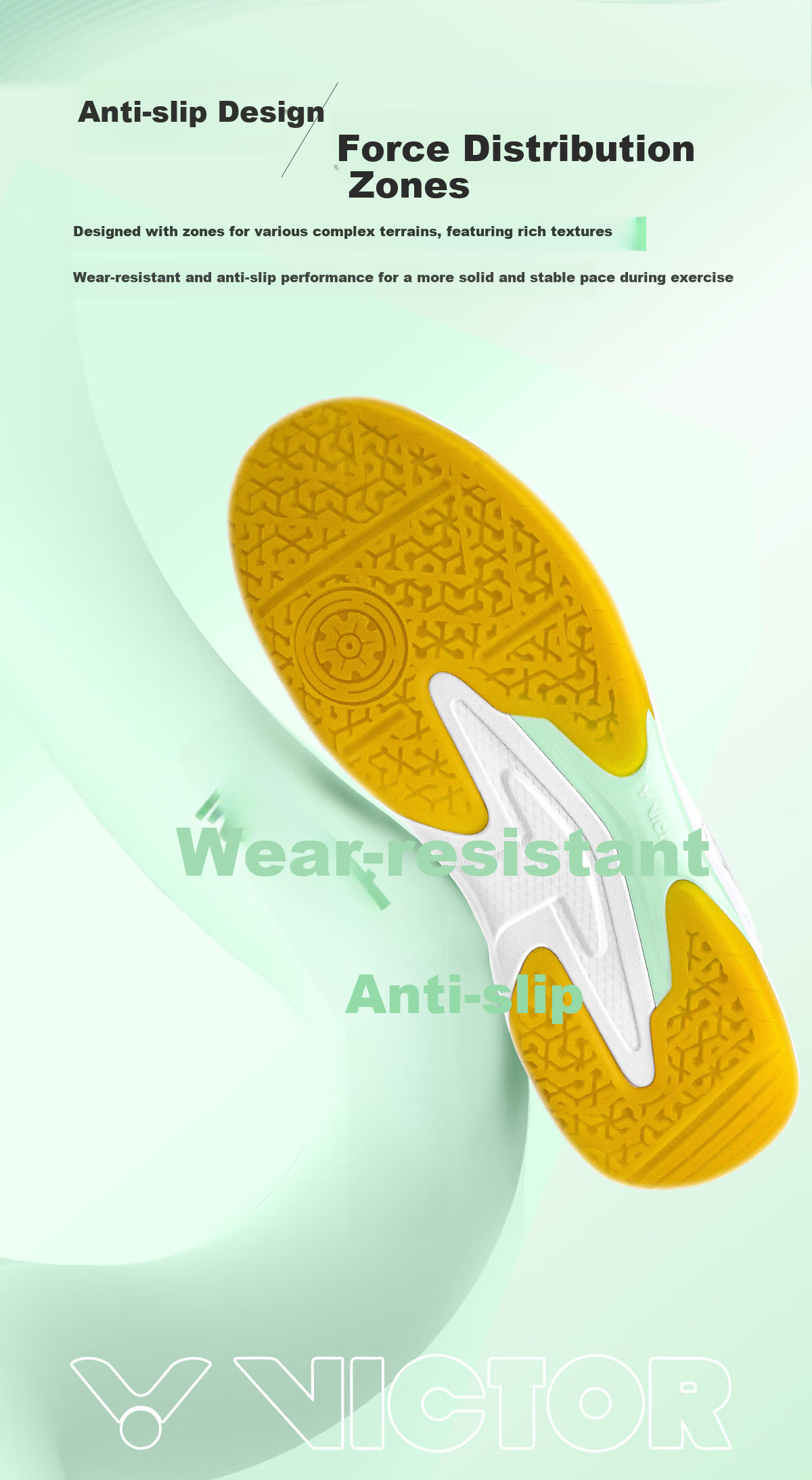 VICTOR 2024 New Badminton Shoes, Unisex Sports Shoes A199, White And Green, Size 40 12