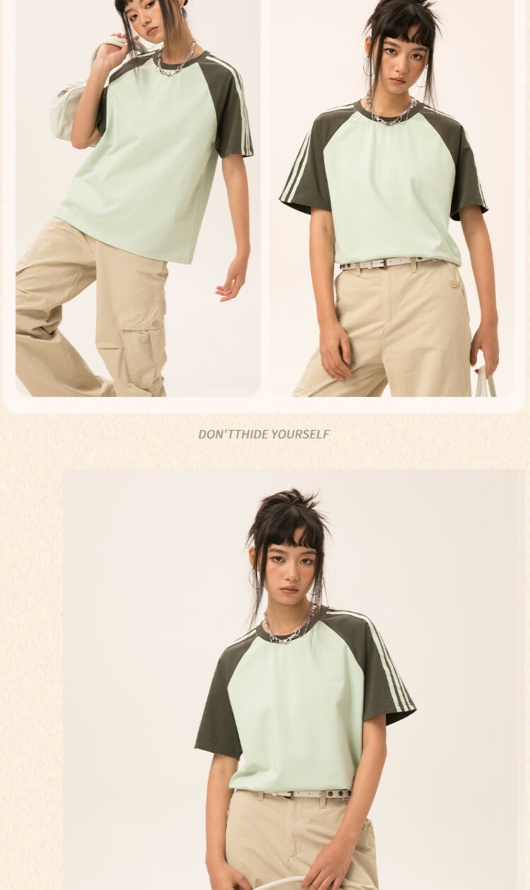Huili Women's Summer Sportswear, 2026 New Popular Style, Super Attractive Casual Short-Sleeve Shorts, Youthful Student Fitness Outfit for Casual Wear 11