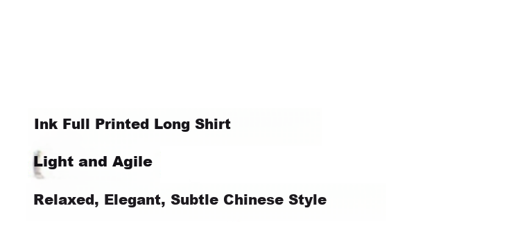 Semir Women's Summer Shirt, Drop Shoulder Loose Fit, Chinese Style Ink Painting All Over Print Jacket, 109325105002 3