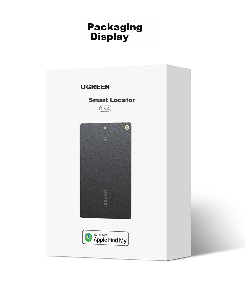 UGREEN Tag Locator Tracker Anti-Loss Device, FindMy Certified Precise Location Finder, Suitable for Apple IPhone 18/17 Pro Max Air Phones, Keys, Luggage, Backpack Anti-Loss 30