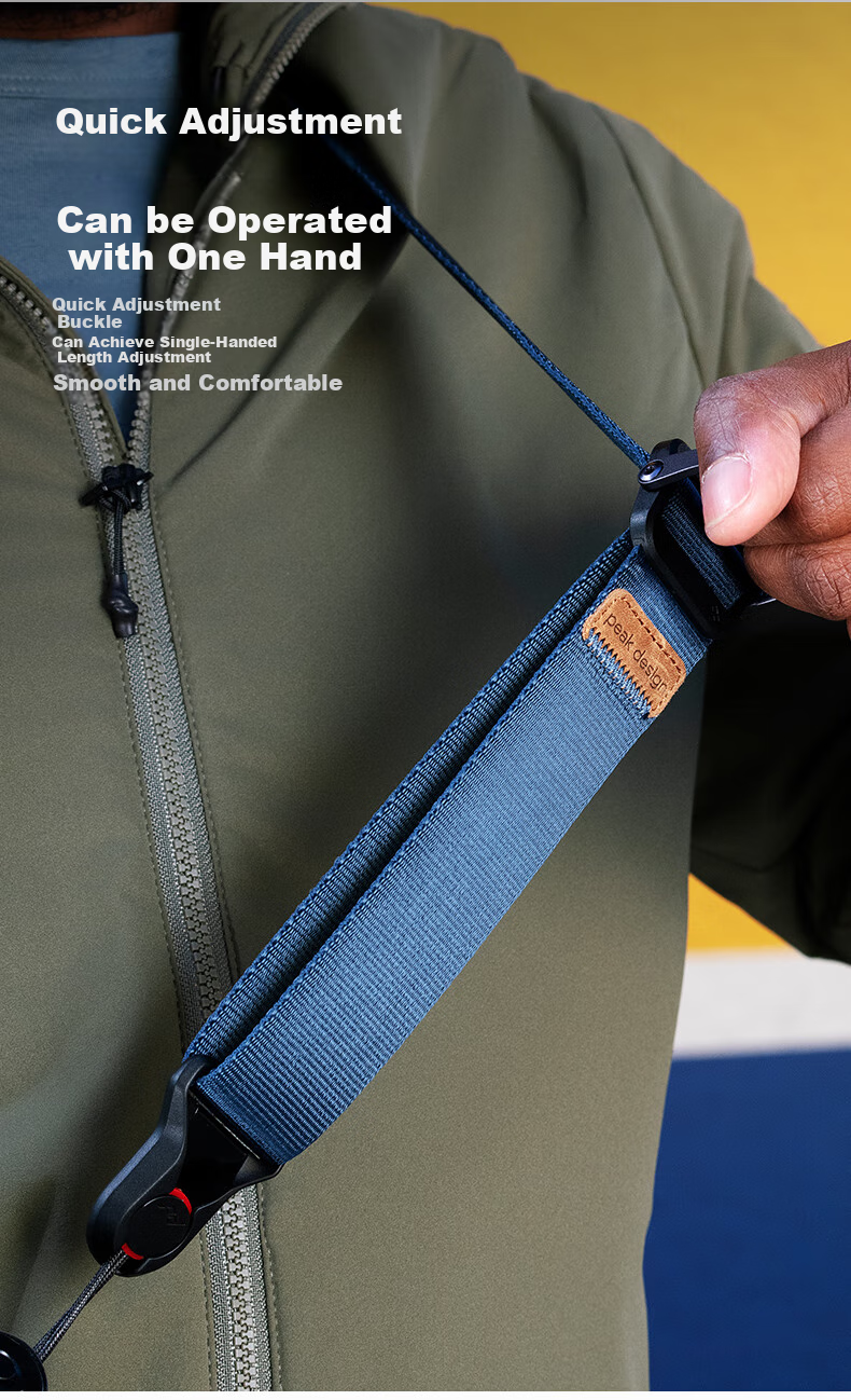 Dianfengsheji Peak Design Camera Shoulder Strap Slide Lite, Multifunctional Slim PD Quick-Release Pressure-Relief Strap, DSLR Mirrorless Digital Camera Lanyard, Crossbody Strap 5
