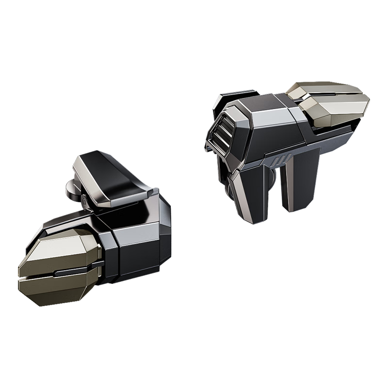 BIAZE Chicken Dinner Gadget Mechanical Key Triangular Delta Action Mobile Game Assistant External Device Peace Elite Dark Zone Breakout Automatic Gun Presser Clicker Tablet Six-Finger Shoulder Keyboard YX88