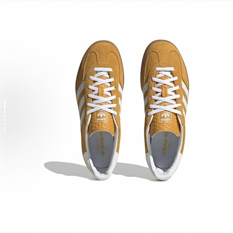 Adidas Trefoil Women's Casual Shoes, GAZELLE INDOOR W, HQ8716, Yellow And White, Size 37 4