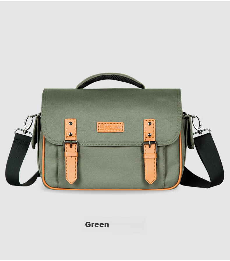 Pulewei Shoulder Crossbody Camera Bag, Protective Rain Cover, Waterproof Sling for Mirrorless Cameras, Professional Lens Travel Portable Storage Bag 18