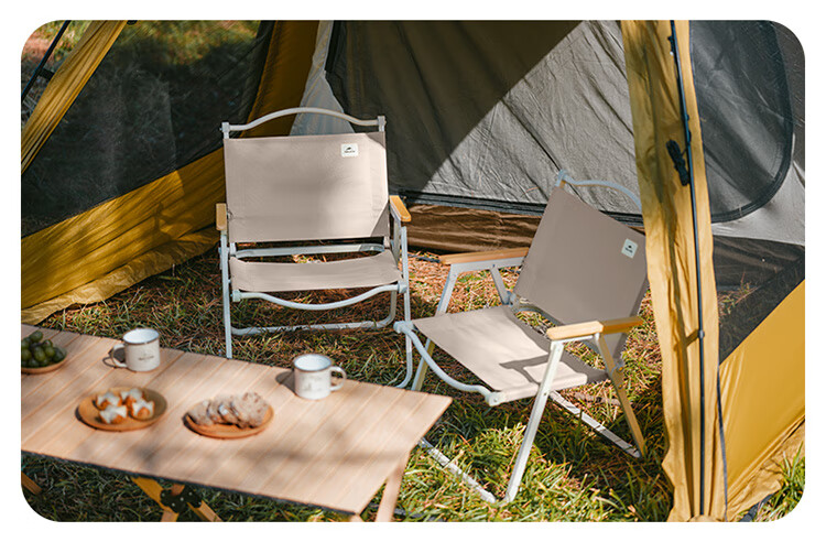 Naturehike Outdoor Folding Chair Portable Camping Chair Picnic Beach Chair Khaki 13