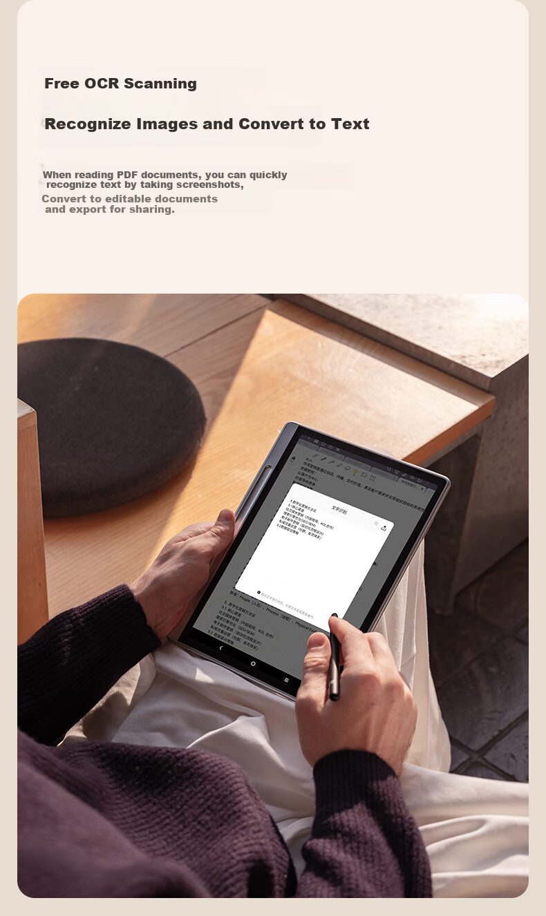 XP-Pen [Color Note Tablet] Handwriting Electronic Notebook, Meeting Record Smart Office Pad E-Ink Book E-Reader Magic Note Pad 9