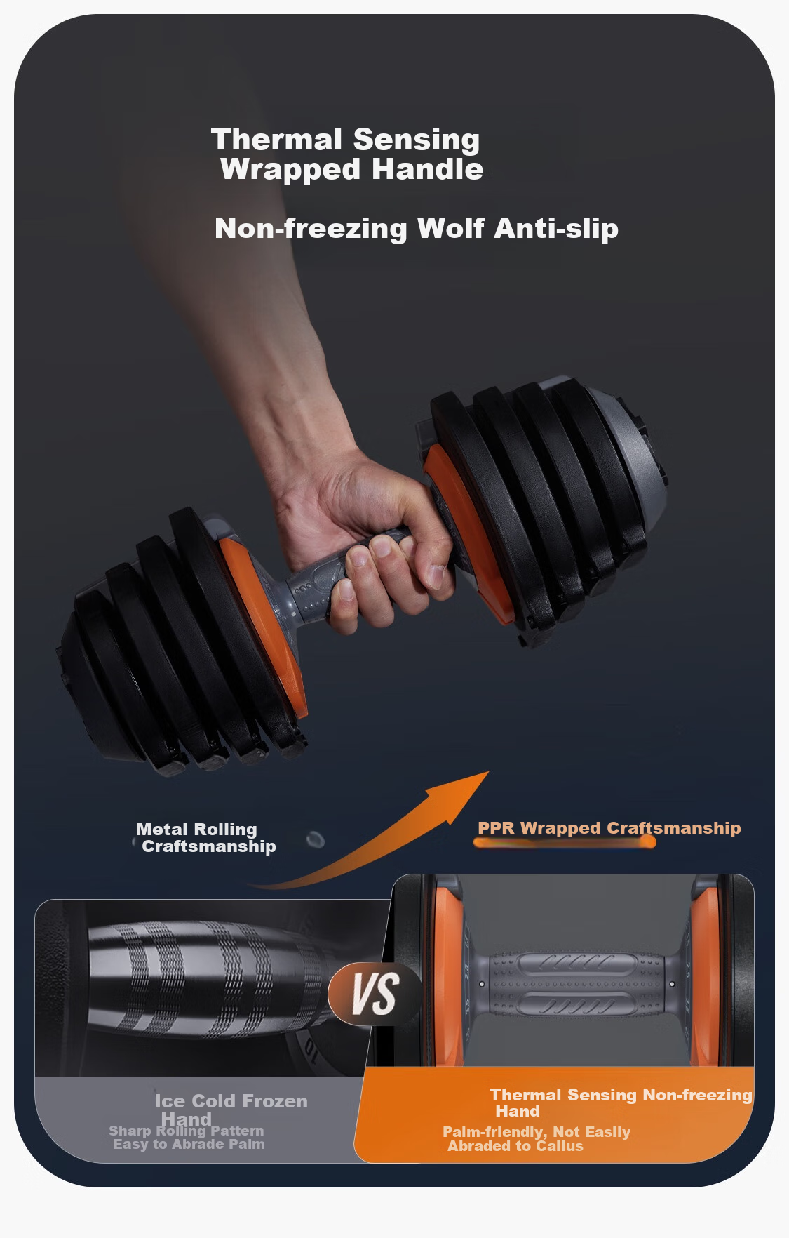 Keep Adjustable Dumbbell with 11 Weight Levels, Professional Fitness Equipment for Muscle Building And Shaping, 12.5kg*1 5