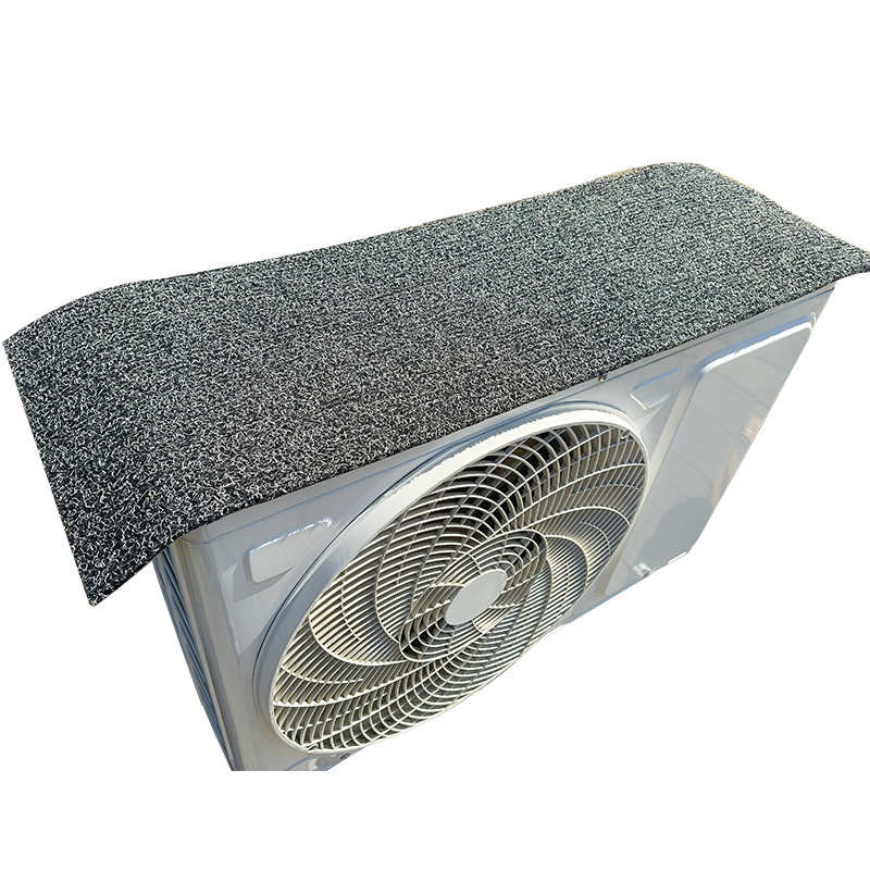 Shuangwei Air Conditioner Outdoor Unit Protective Cover Soundproof Waterproof Rain Shield Silent Rain Canopy Noise Reduction Mat Outdoor Protective Rain Cover 90*35cm KT-Outdoor Unit Pad