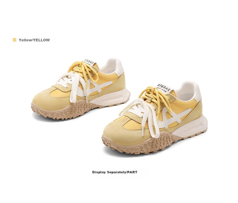 St&Sat Thick-Soled Forrest Gump Shoes, 2026 New Summer Retro Versatile Height-Increasing Training Shoes, Lightweight Casual Comfortable Sneakers 4