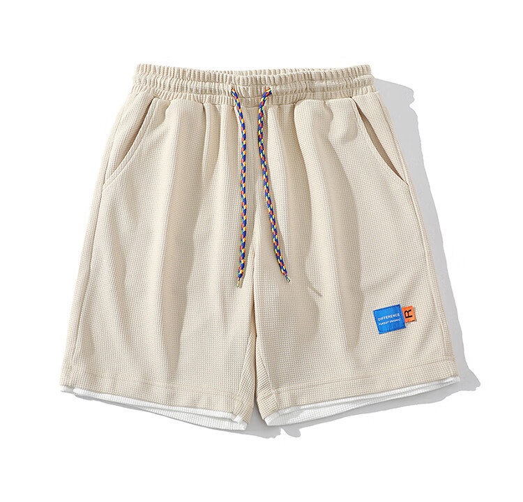GENIOLAMODE Men's Shorts, Lightweight And Loose-Fitting for Summer, Casual Versatile Ice Silk Five-Point Shorts 5