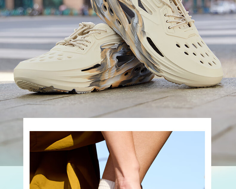 361° Men's Sports Slippers, Spring And Summer BIG3 Perforated Shoes, Outdoor Home Beach Sandals, Men's Slippers, 672426717-11 38