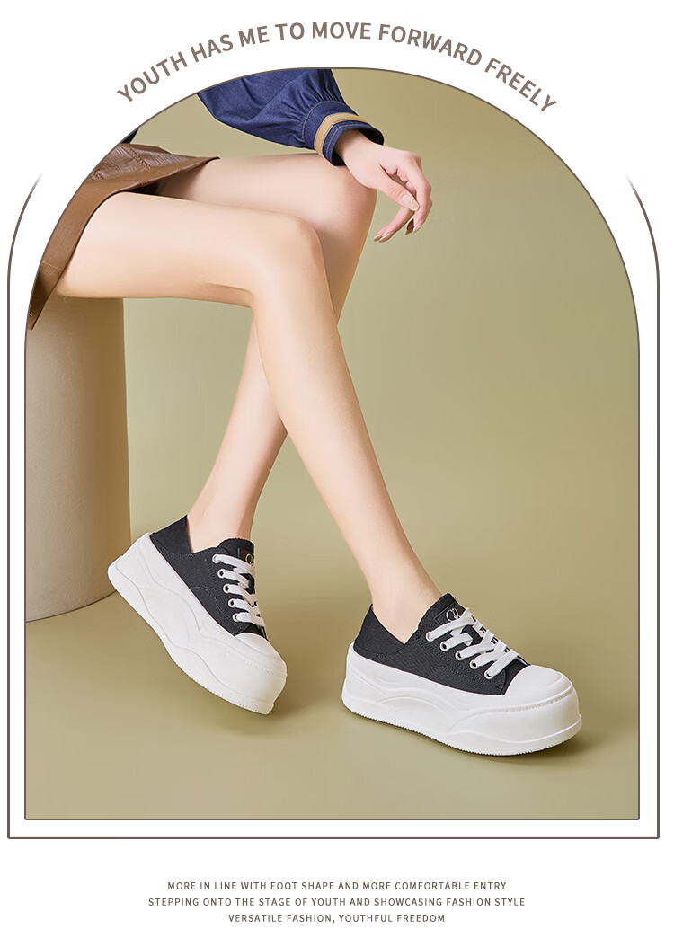 La Chapelle Women's Thick Sole Sneakers Slip-On Dual-Wear Casual Shoes - MJ9006 White Size 36 7
