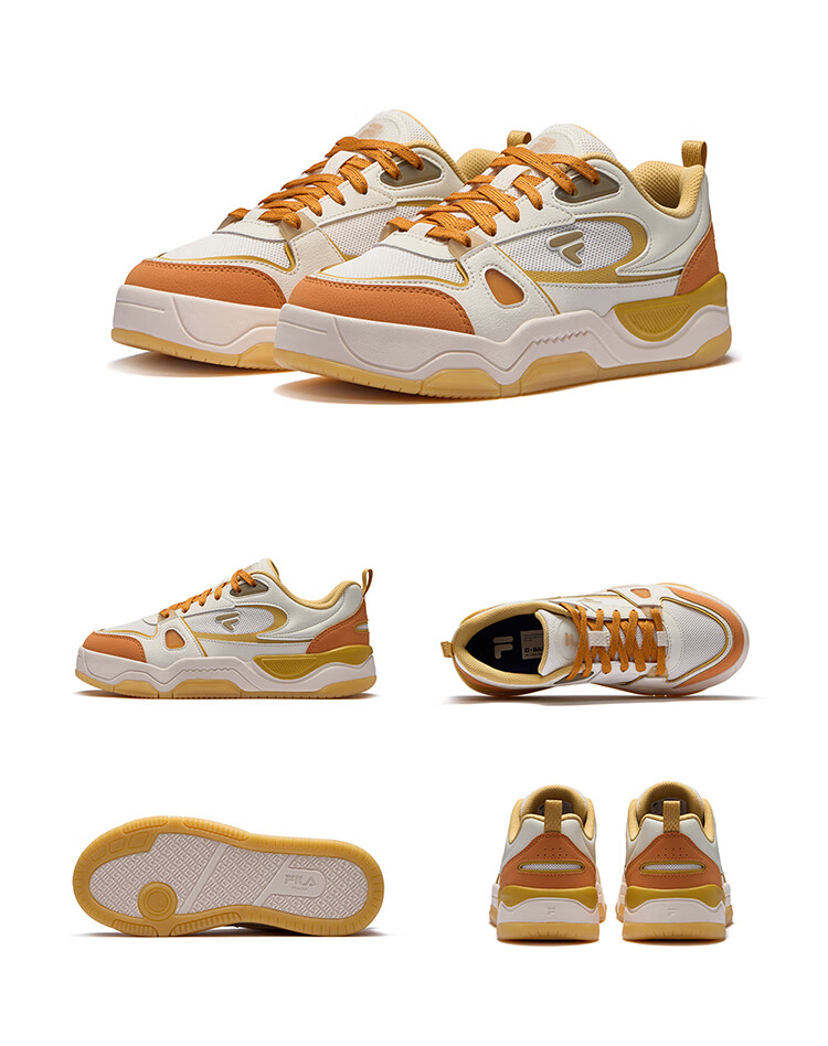 FILA FUSION Women's Sneakers 2026 Spring Sports Shoes BANK III Casual Comfortable Versatile 23