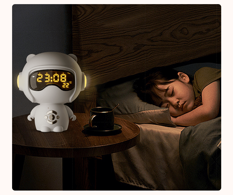 Beianxing AI Voice Smart Alarm Clock for Students, Wake-Up Device, Timer, Children's Alarm Clock, Boys' Timer, Reminder, Powerful Awakening, Back-To Season Gift 12