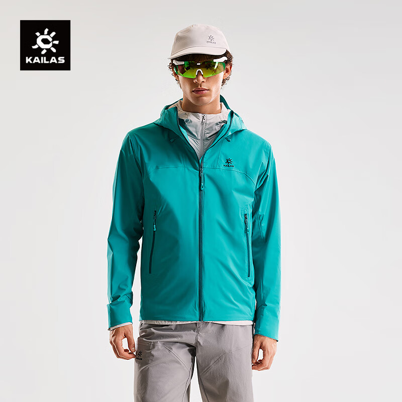 KAILAS Thunderbird LT Hooded Soft Shell Jacket, GTX Windproof Lightweight Breathable Mountaineering Hiking Coat for Me
