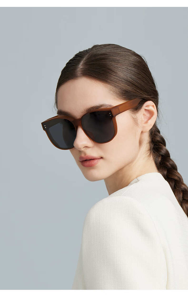 CACUSS Polarized Sunglasses for Nearsighted People, Driving Anti-Glare Glasses, Aviator Sunglasses for Men And Women, Face-Slimming Effect 5