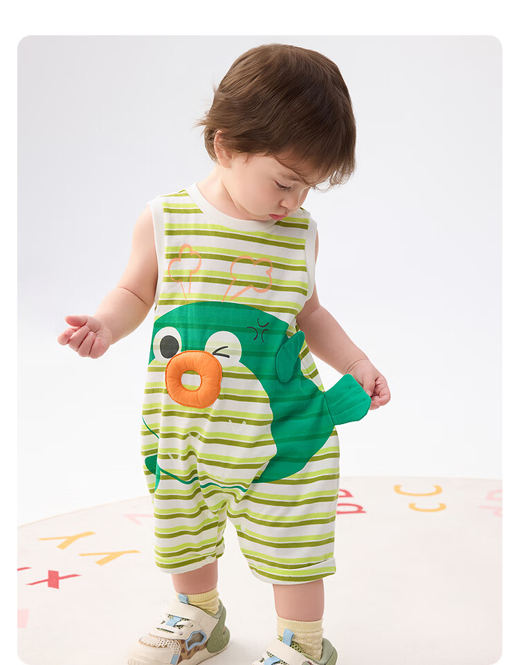 BALABALA Baby Romper Unisex Infant Jumpsuit Summer 2025 Fashionable Mall Edition 200225120202 7