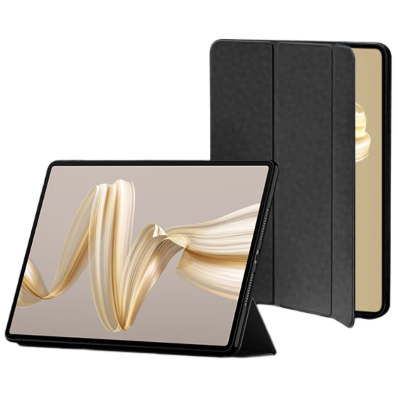 HBOALG Protective Case for Huawei MatePad Pro 2024 Model, Huawei MatePad 12.2-Inch Tablet Case, Slim Full Coverage Shockproof Silicone Soft Shell, Black