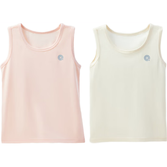 Q21 Tencel Moisture-Wicking Children's Undershirt Vest, Antibacterial, Summer Thin Style, Class A Sleeveless, for Boys And Girls, Inner And Outer Wear, Breathable