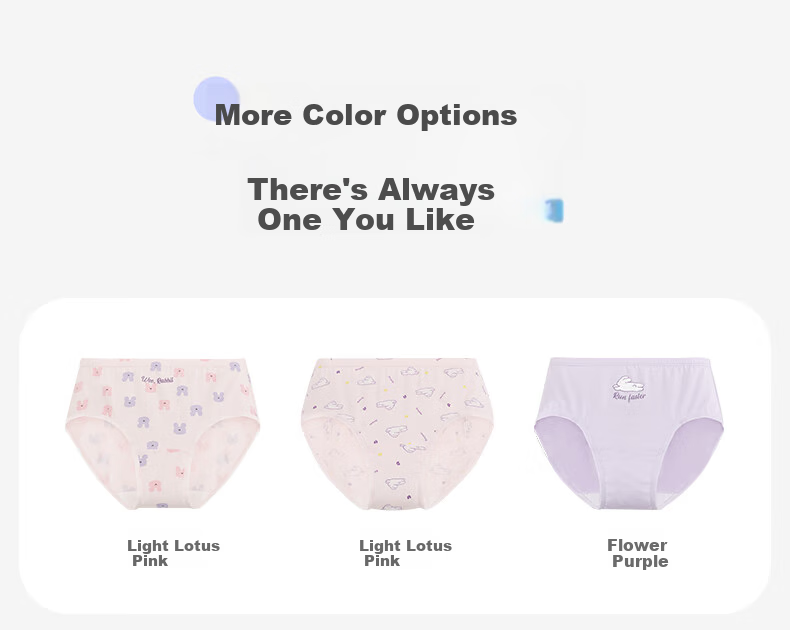 Jiusuiban Girls' Underwear, 50s Modal Antibacterial Thin Triangle Panties for Older Children, Baby A-Class Cartoon Cute Rabbit Shorts 11