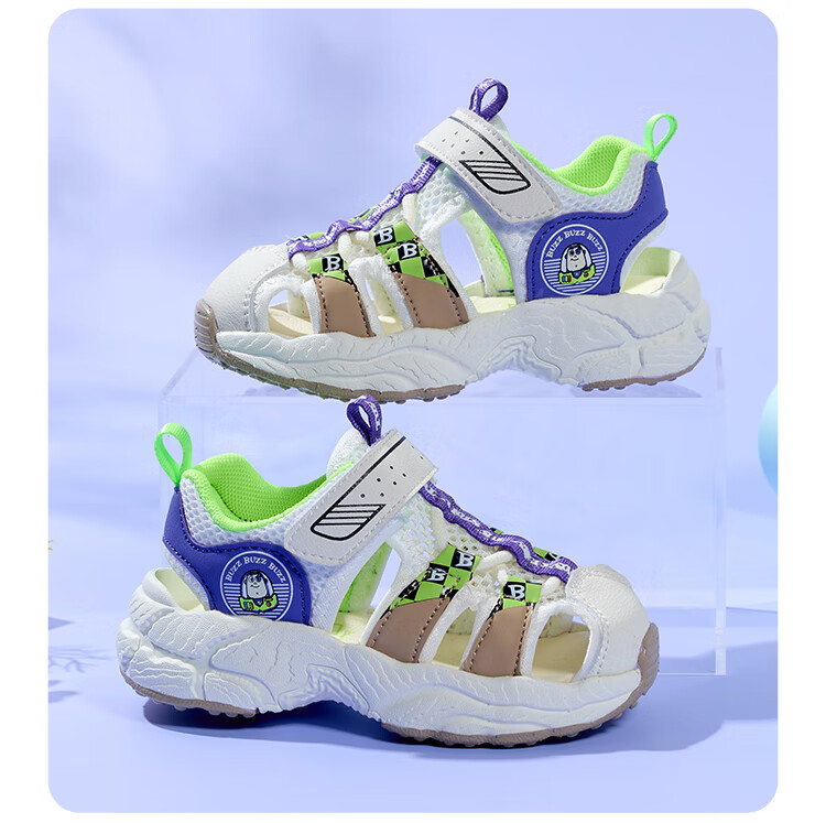 Disney Kids Sandals Boys and Girls Outdoor Summer Breathable Beach Shoes Pink/Rose Red Size 27 18