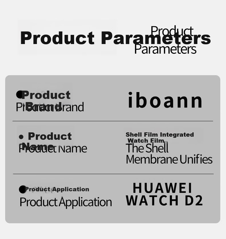 Iboann Compatible with Huawei WATCH D2 Case And Screen Protector, Watch D2 Protective Case + Protective Film, Original Phone-Specific Protective Cover, Tempered Glass Film Replacement Accessories 14