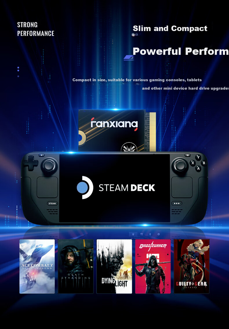 FANXIANG 500GB SSD Solid State Drive M.2 Interface NVMe Protocol PCIe 4.0 Read Speed 7300MB/s 2230 Size Gaming Handheld Expansion S730 3
