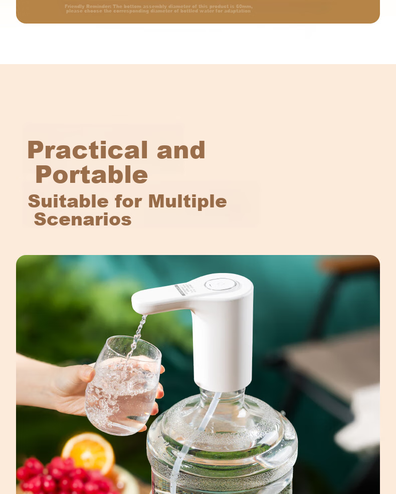 Deli Electric Water Dispenser Pump for Bottled Water, Automatic Mineral Water Pump, Water Jug And Purified Water Dispenser 9