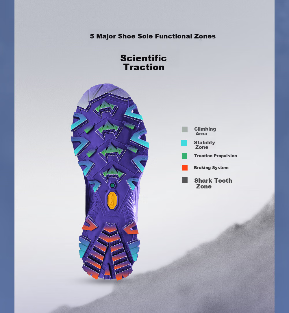 KAILAS MT5-3 Men's Mid-Top Hiking Boots, GTX Waterproof, Non-Slip, Shock-Absorbing, Heavy-Duty Trekking Shoes 7