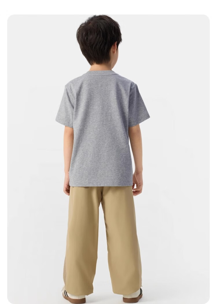GAP [Same Style for Older And Younger Kids] Boys' Summer Moisture-Wicking Quick-Dry Short-Sleeve T-Shirt Children's Clothing 775228 12