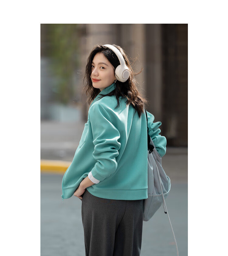 Dme [Light Oxygen Cloud Cotton] Spring Fashion Korean Style Textured Lapel Pocket Loose-Fitting Slimming Versatile Women's Jacket 4