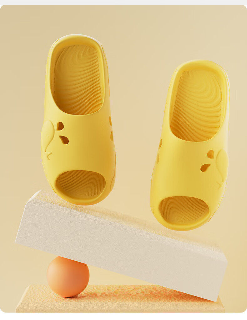 GUOLUOFEI Non-Slip Children's Slippers Summer Boys and Girls Cartoon Bathroom Bathing Sandals Pink Size 31-32 11