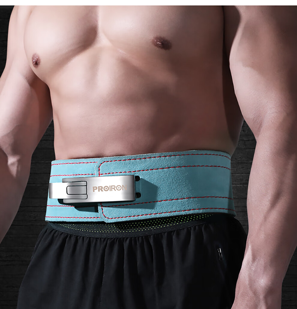 PROIRON Professional Power Weightlifting Belt Quick-Release Lever 4-Layer Leather XL Size 12