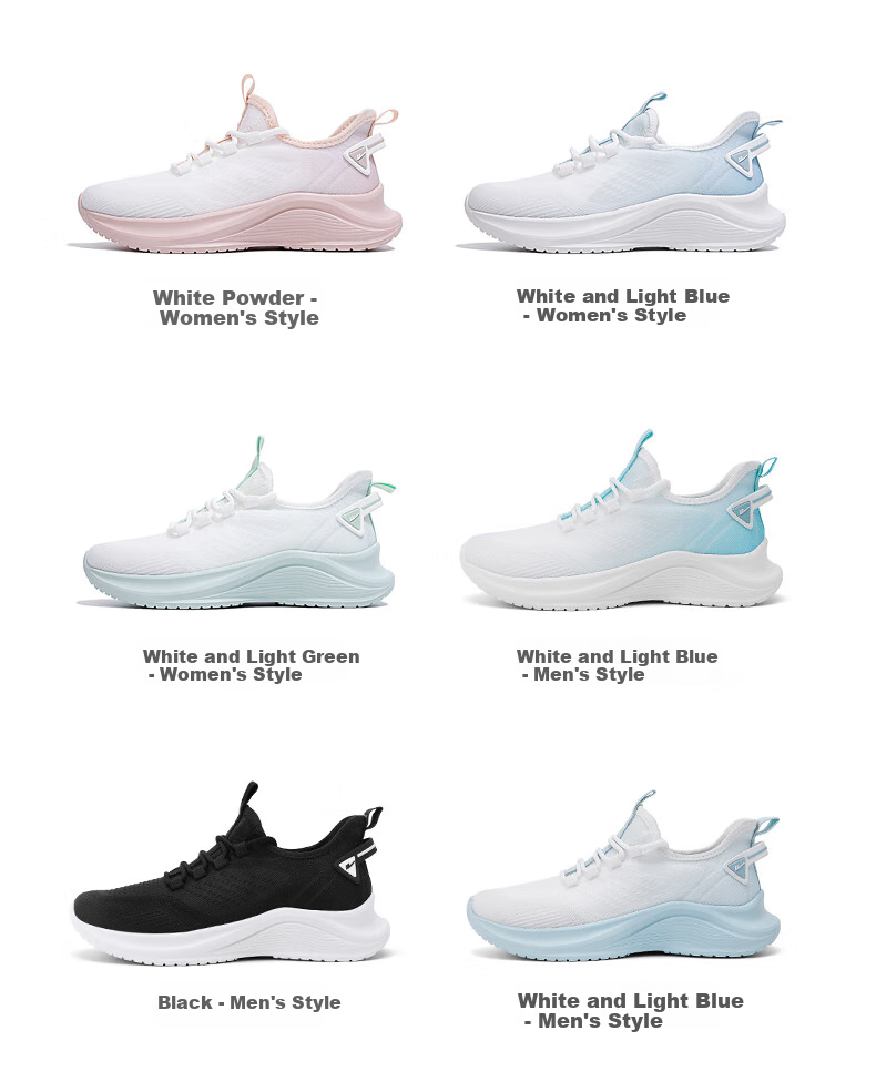 Huili Official Women's Shoes, Summer Sports Shoes for Women, 2026 New Lightweight Running Shoes, White And Pink, Size 38 4