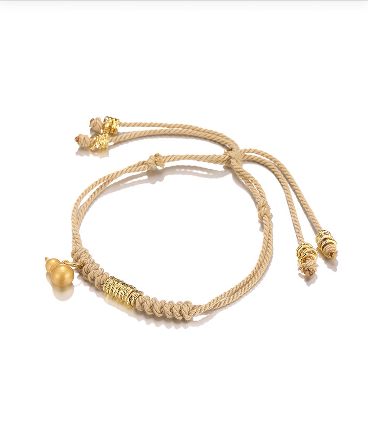 Celect Gourd Bracelet for Women, Ethnic Style Chinese Woven Cord Bracelet, Fashionable Jewelry, Birthday Gift for Girlfriend 2