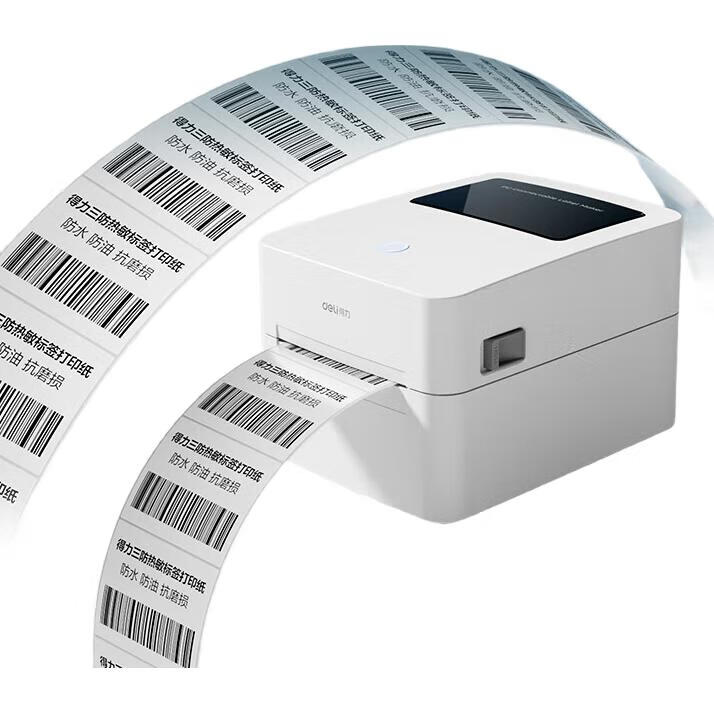 Deli 100*100mm, 500 Sheets*1 Roll, Bering Sea Triple-Protection Thermal Label Paper, Express Delivery Adhesive Printing Paper, 12201 [Compatible with 4-Inch Label Makers 888B And Others]