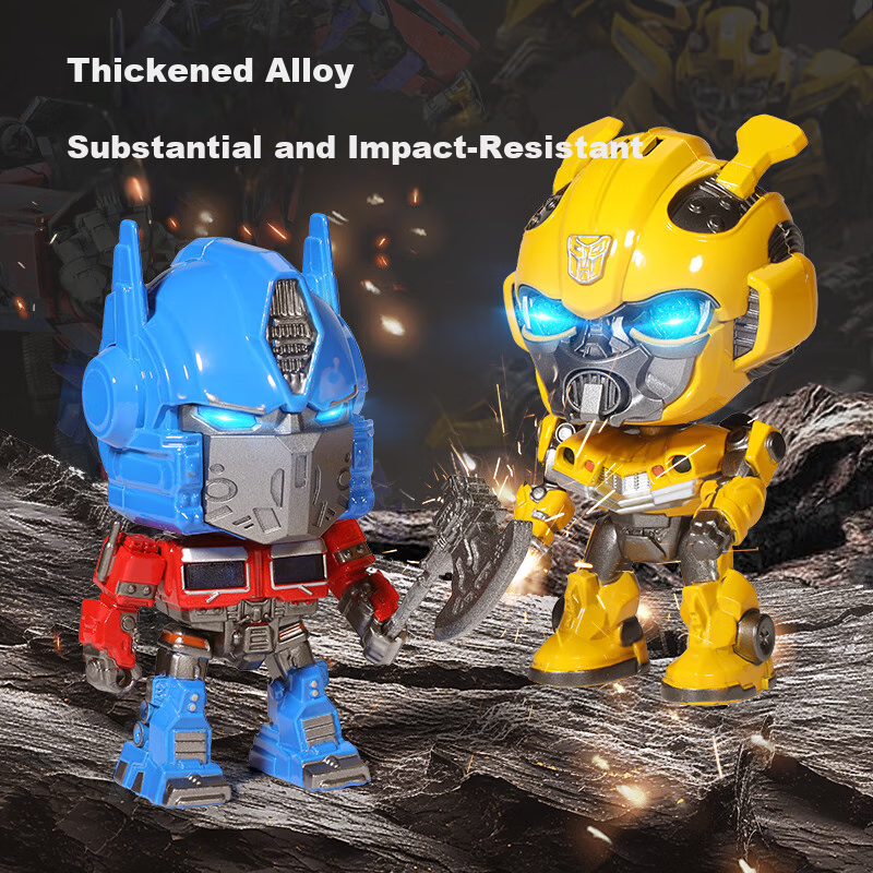 BIG TAYLOR Official Transformers Action Figure Bumblebee Alloy Toy Gift Box, Birthday Present for Boys And Girls, Back-To Season Gift
