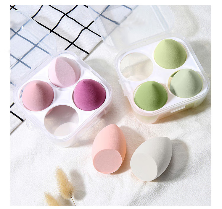 Yefili Four Strawberry Mousse Makeup Sponges Cosmetic Beauty Blenders Foundation Puff Set 15