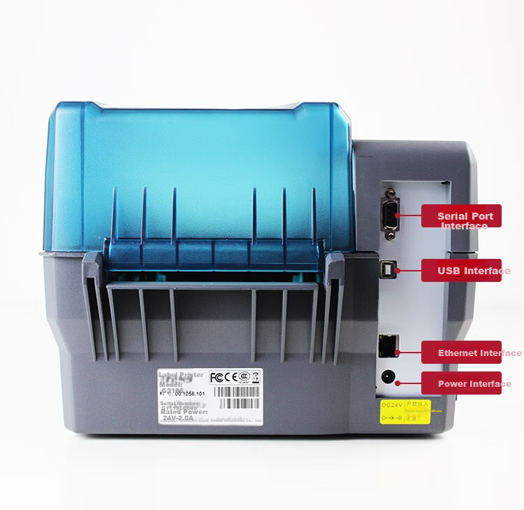 POSTEK G3106 Industrial Label Printer Thermal QR Code Sticker Barcode Machine Ticket Tag Fixed Asset 4