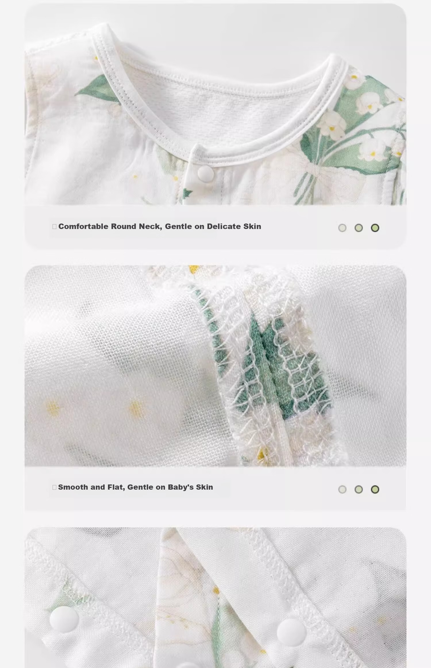 Beitaisi Baby Clothes, Summer Thin Romper, Infant Back Mesh Breathable Three-Quarter Sleeve Air Conditioning Suit Pajamas 14