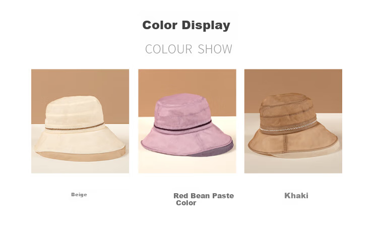 Shanghai Gushi Mulberry Silk Sun Hat for Women, French-Style Wide Brim Sunhat, Breathable Simple UV Protection Pure Silk Fisherman Hat, Mother's Day Gift 3