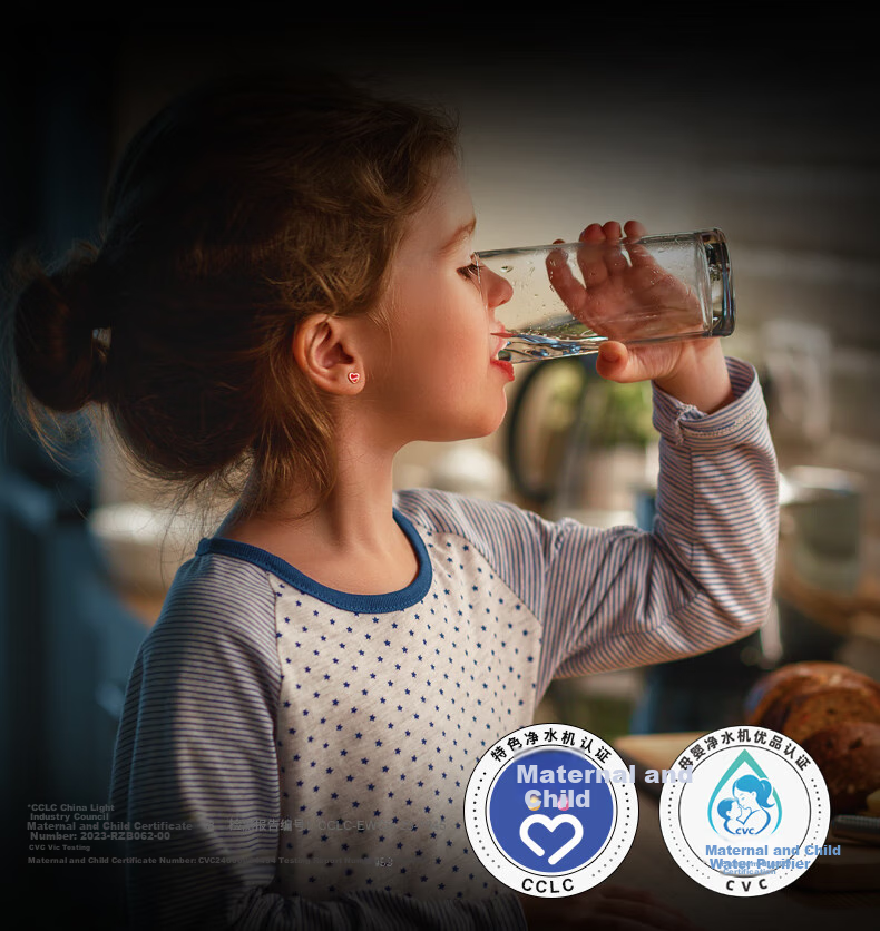 Jingbei F8 Dual Mother And Baby Certified Water Purifier, 1000G Large Flow Rate, 2.75L/min Household, Dow RO Membrane Direct Drinking Machine, No Scale Inhibitor, Zero Stale Water, Zero BPA 4
