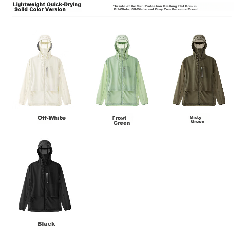 Bananain [Wang Yibo's Choice] Liangpi 502 UV Pro Unisex Quick-Dry Hard-Core Sun Protection Jacket Breathable Outerwear New 35