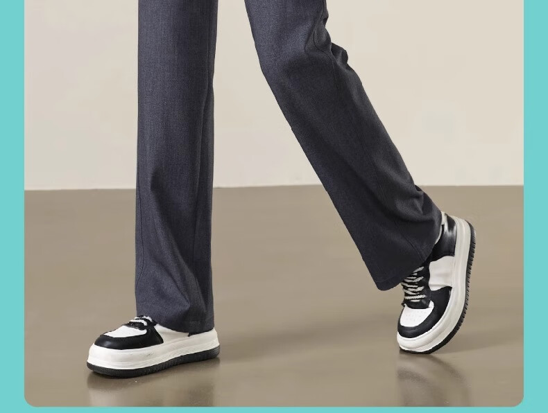 Langsha Women's Straight-Leg TR Twill Suit Pants High-Waist Draped Trousers Narrow and Wide-Leg Casual Pants Spring Autumn Workwear 9