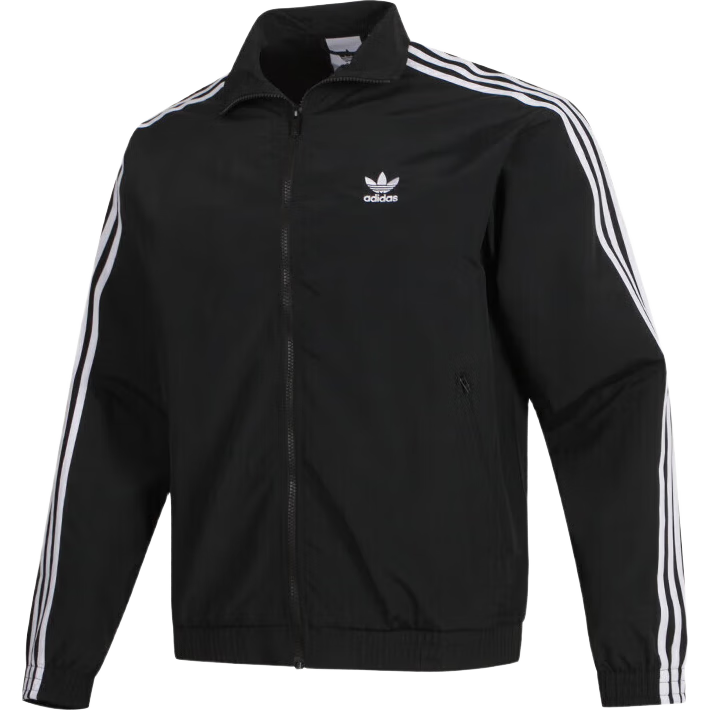 Adidas Trefoil Series, Men's WOVEN FBIRD TT Woven Jacket, KB2466, Black, Size L